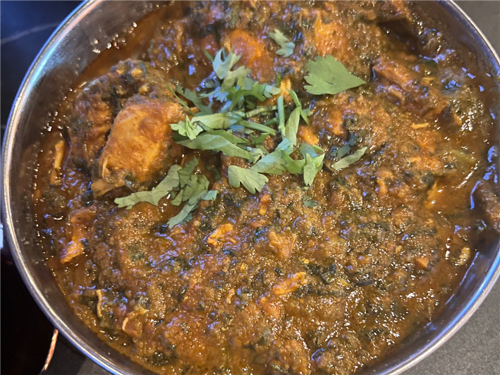 methi chicken